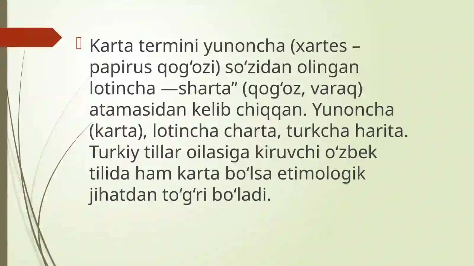 Kartalar va atlaslarni taxlil qilish 3