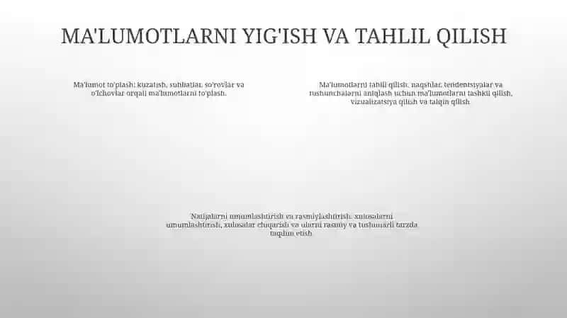 Tahlil Natijalarini Umumlashtirish Va Rasmiylashtirish 3