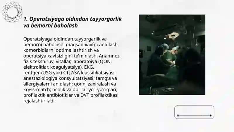 Xirurgik operatsiyalar oʻtkazish 3