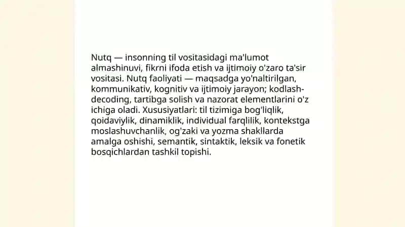 Nutq va nutq faoliyati 3