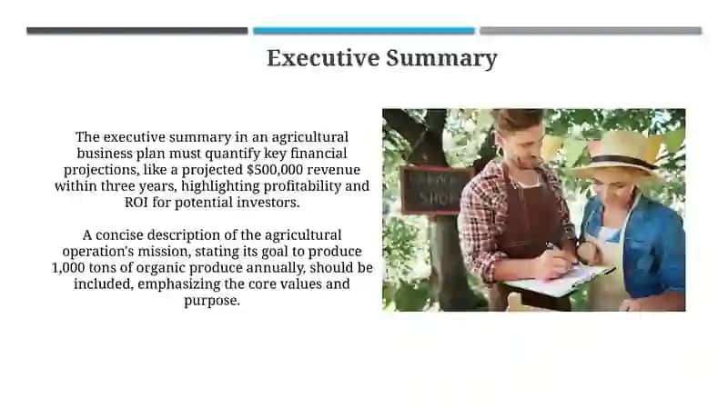Business plan inagriculture 3