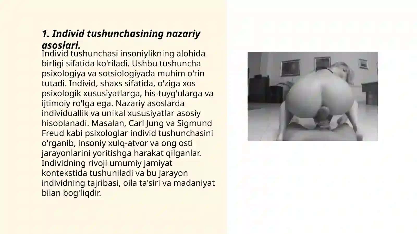 Individ, shaxs, individuallik tushunchalari 3