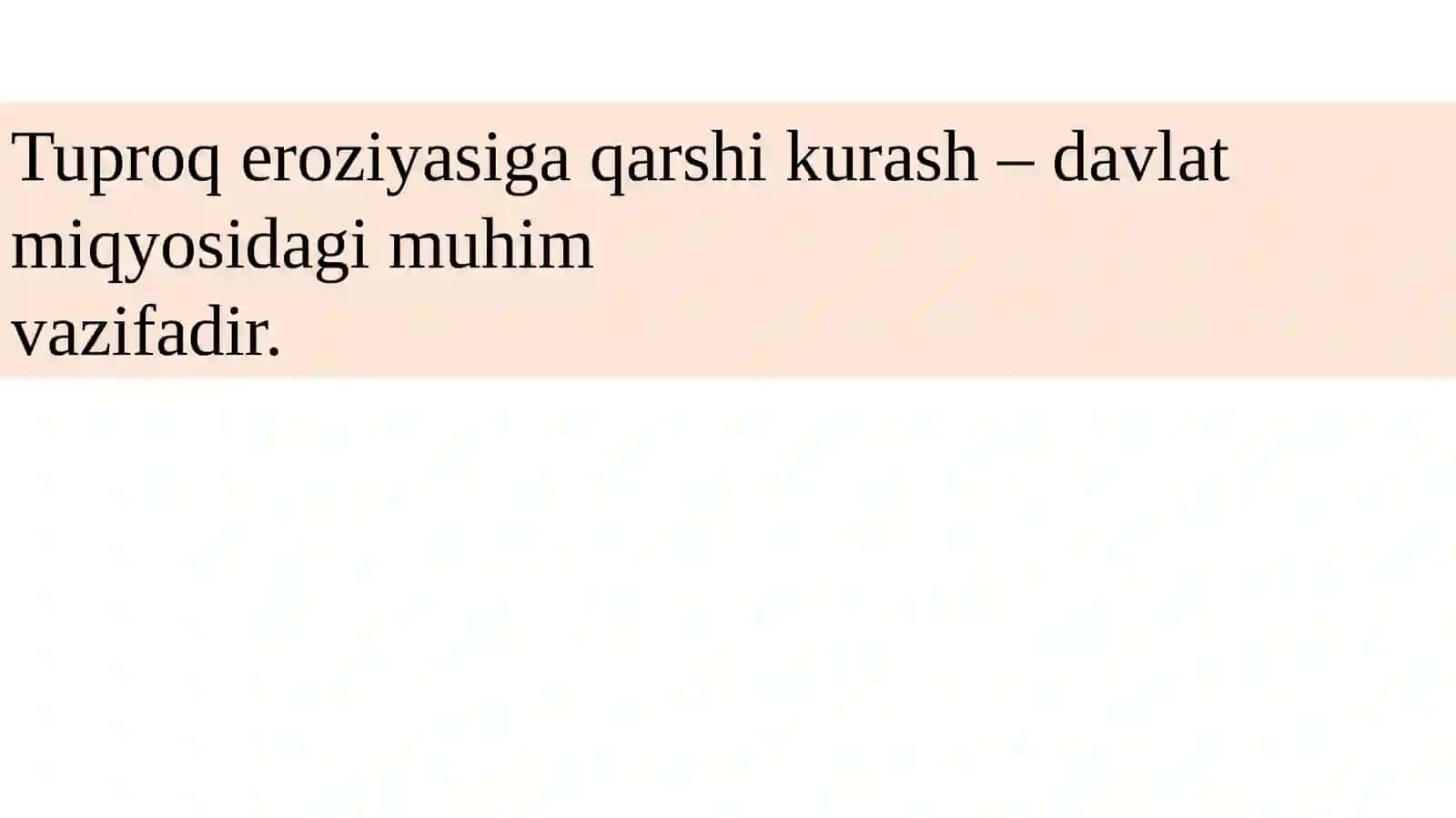 Qishloq xo'jaligini rivojlantirish 3