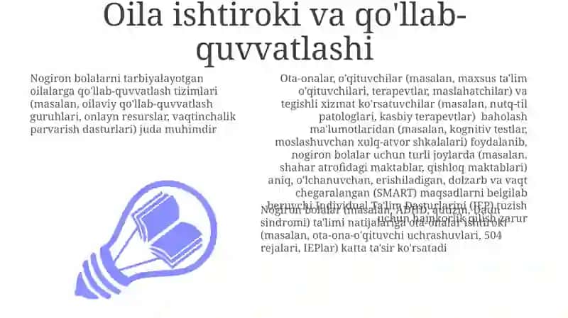 Individual Ta'lim Dasturlarini (IEP) 3
