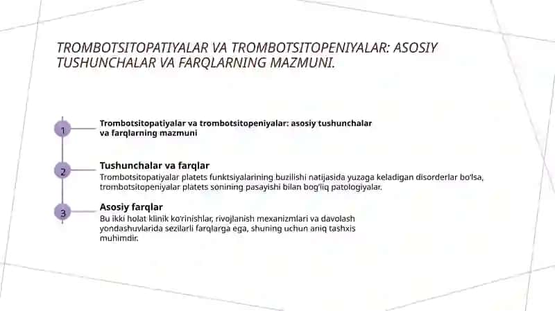 Trombotsitopatiyalar va trombotsitopeniyalar 3