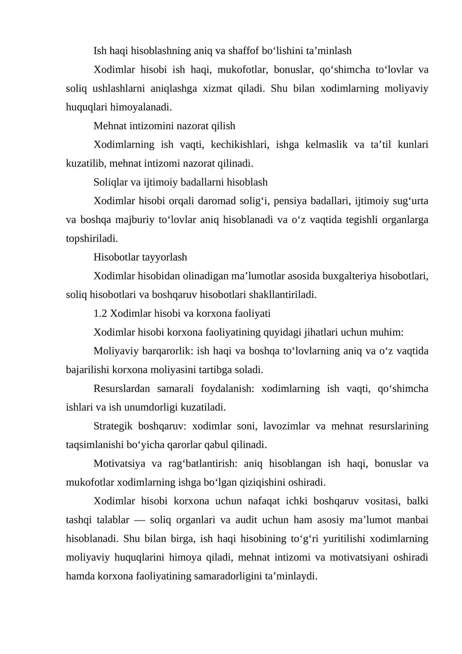 Ish haqqi va xodimlar hisobi. Uz asbo dasturi boyicha umumiy malumot. 3