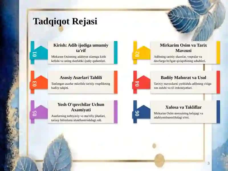 Mirkarim Osim: Bolalarning Tarixnavis Adibi 3