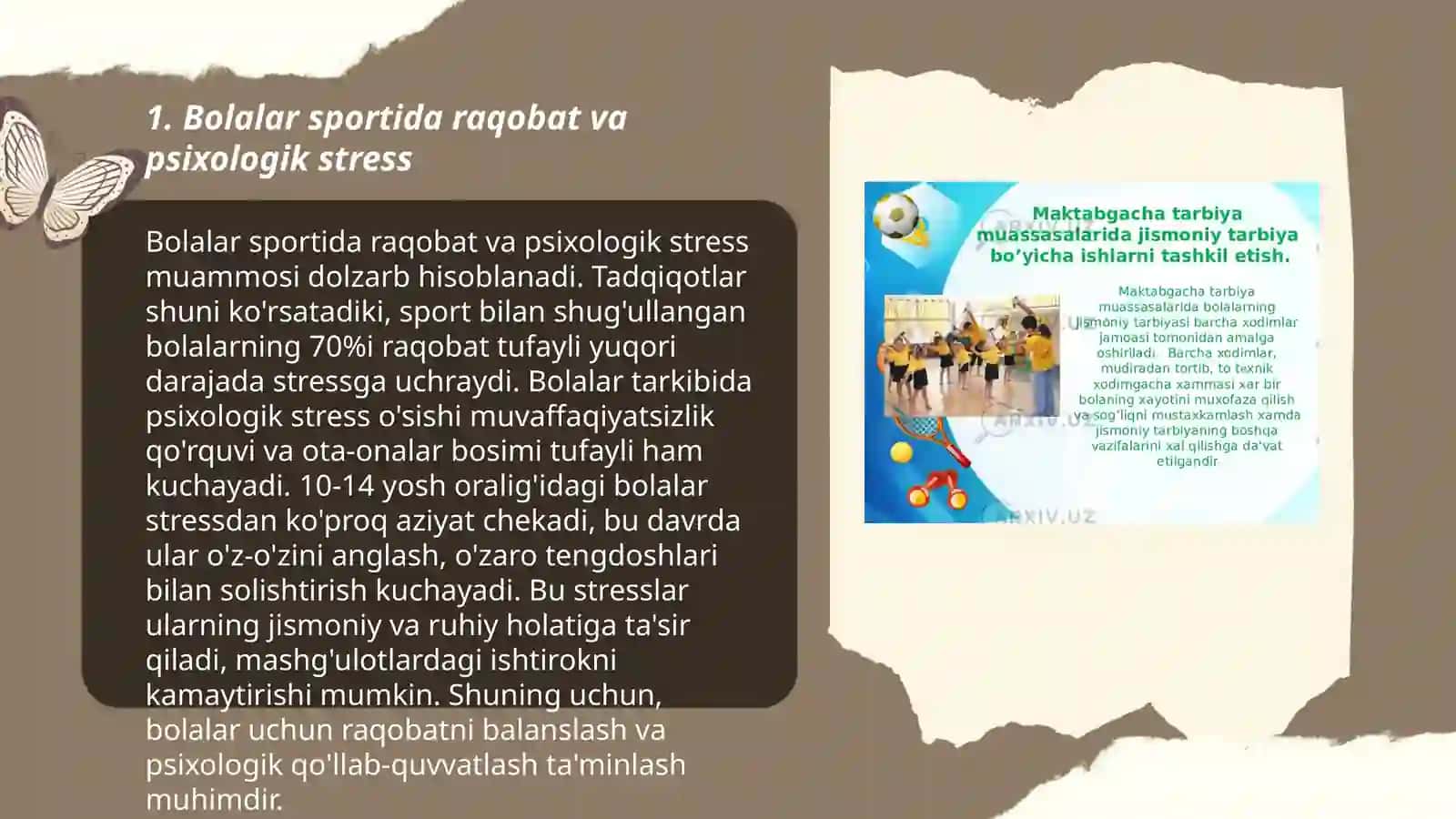 Bolalar sportining psixologik xususiyatlari 3