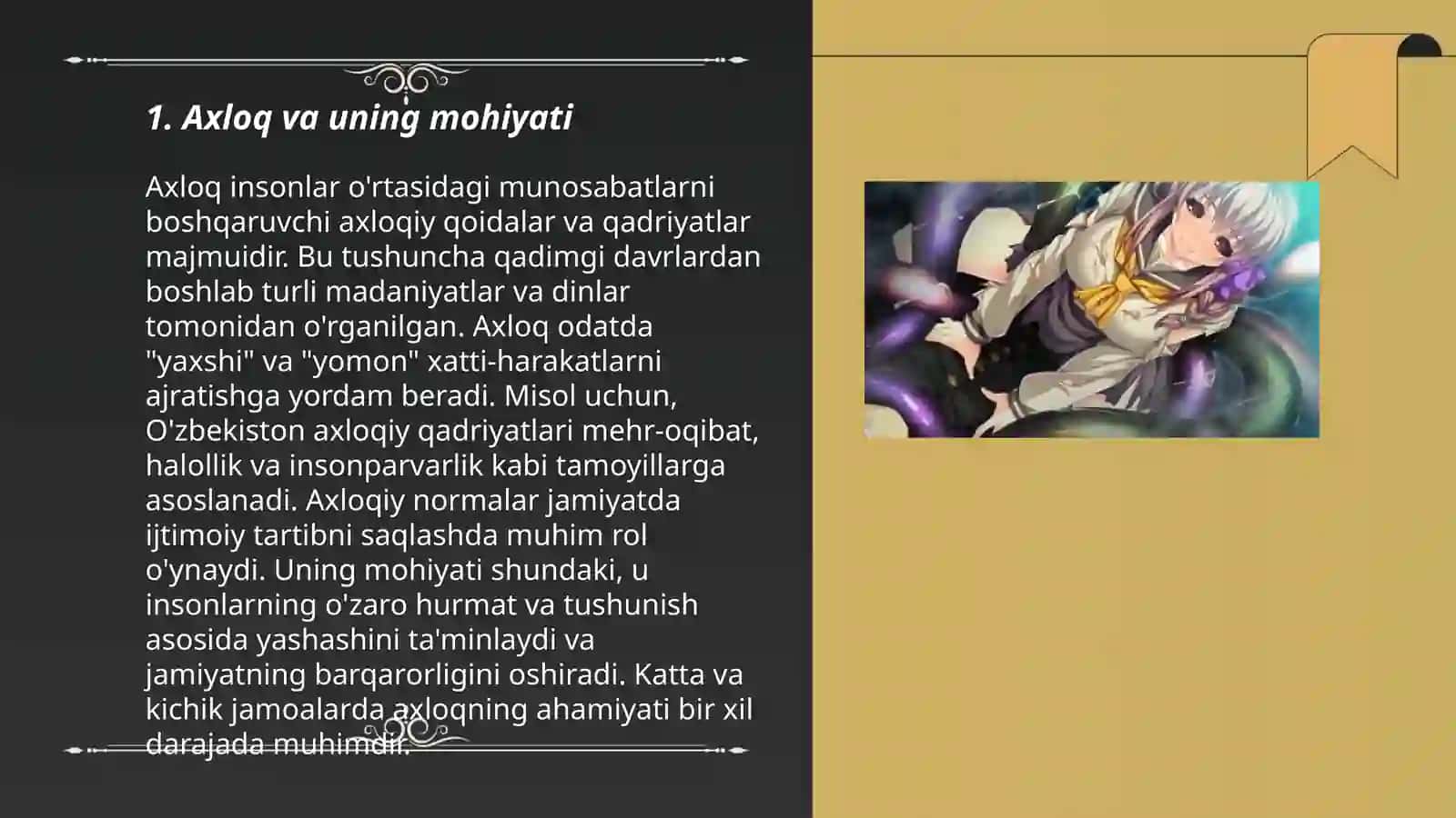Axloq tarbiyasi boyicha prezentatsiya tayyorlash 3