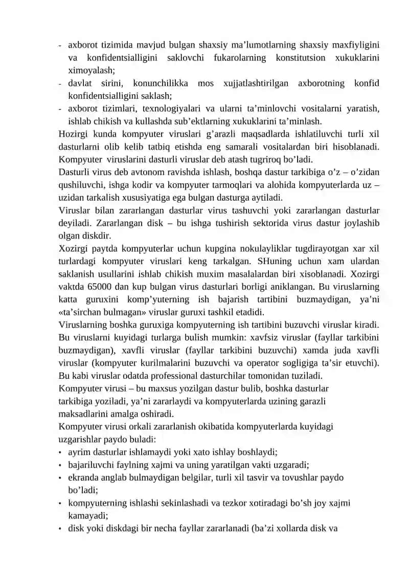 Kompyuter tarmoqlarida axborotni himoya qilish 3
