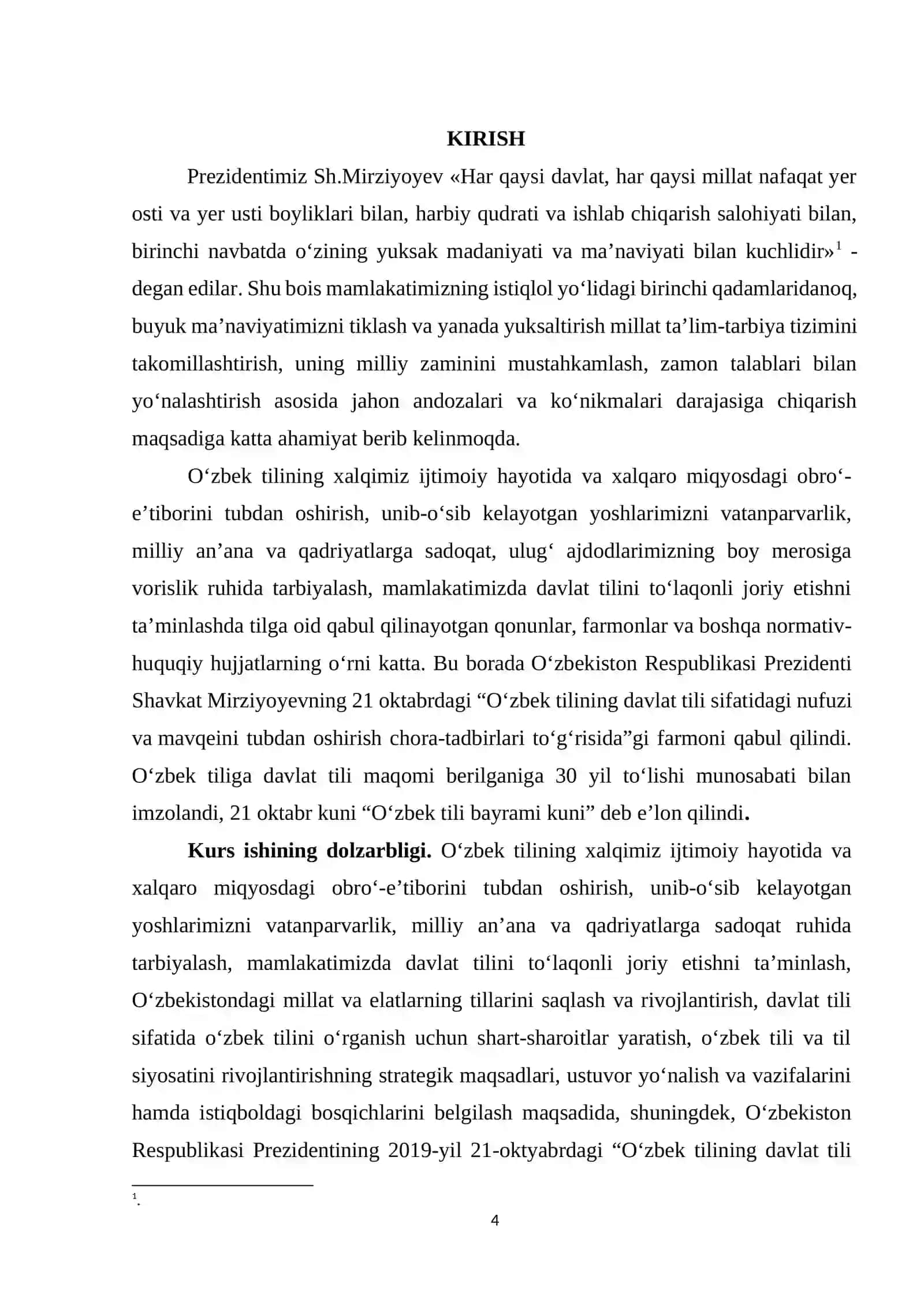 1-2 SINFLARDA  FE'L  TURKUMLARINI  O'RGANISH. KURS ISHI 3