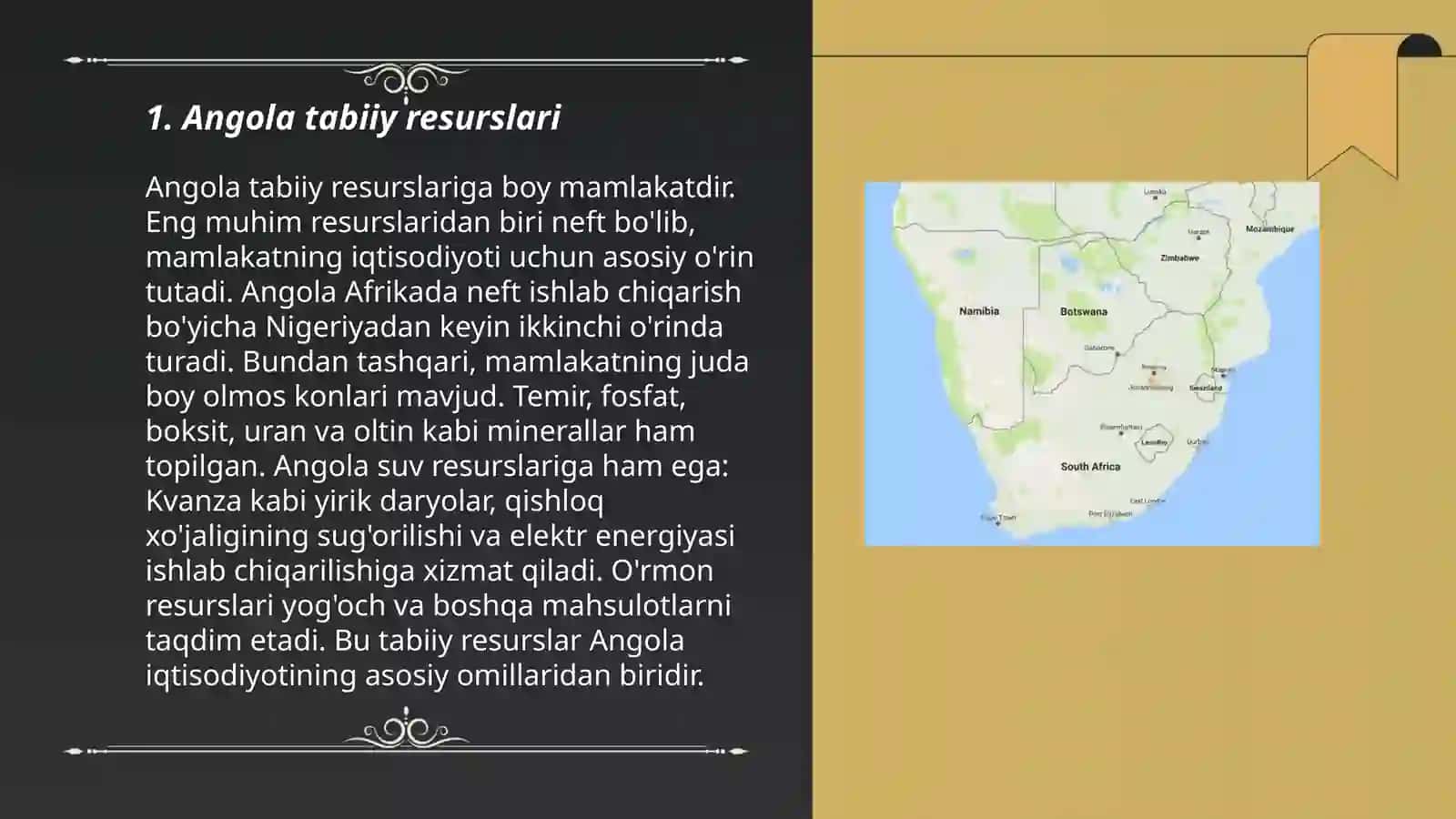 Angola tabiiy resurslari 3