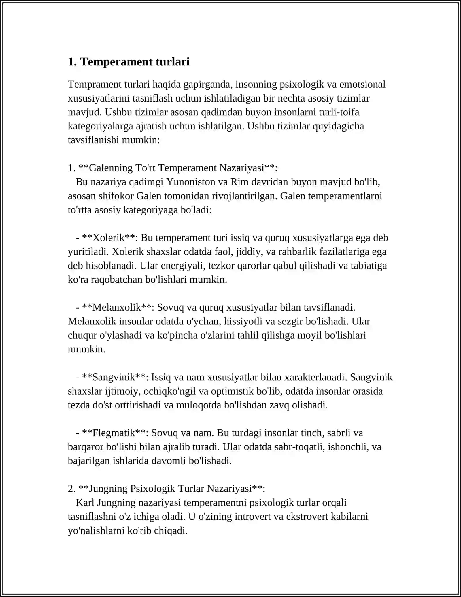 TEMPERAMENT 3