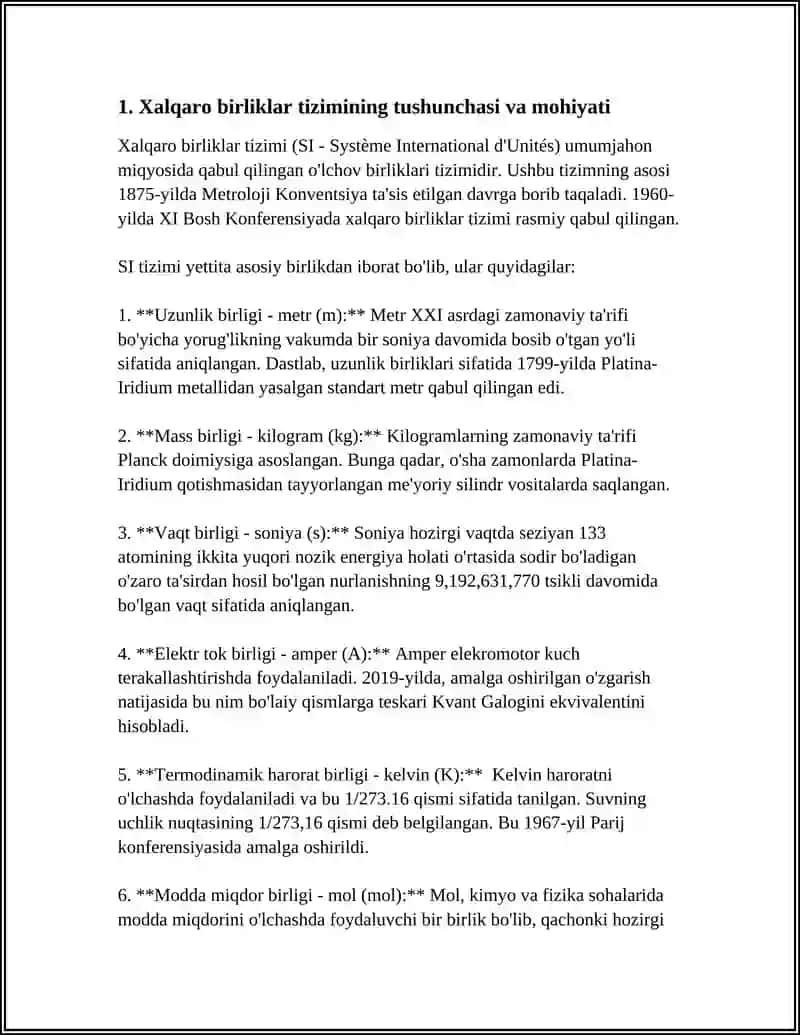 XALQARO BIRLIKLAR SISTEMASI 3