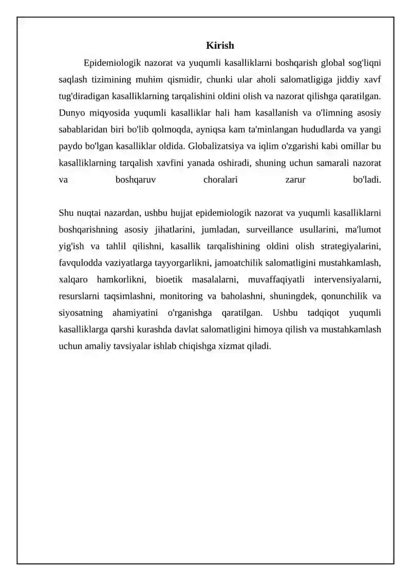 Epidemiologik kuzatuv: usullar, ma'lumotlar va tahlil 3