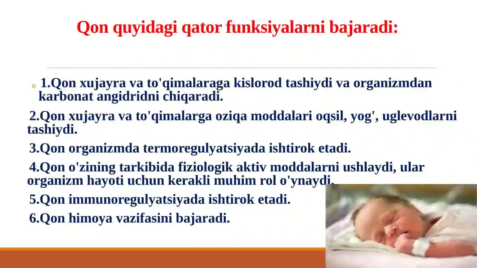 Bolalarda qon va qon yaratuvchi a'zolar anatomo-fiziologik hususiyatlari 3