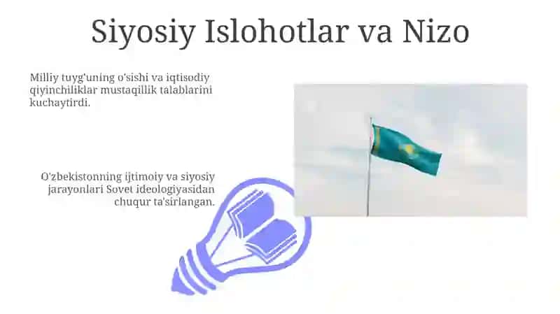 Mustaqillikka erishish arafasida Ózbekistonda ijtimoiy-siyosiy jarayonlar 3