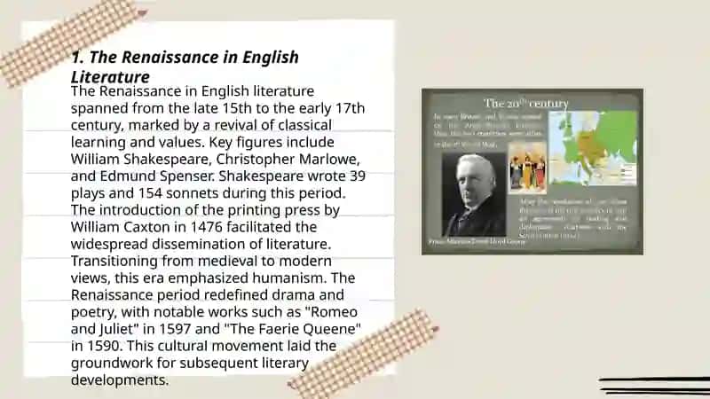 English Literature in 14the and 17the centuries 3