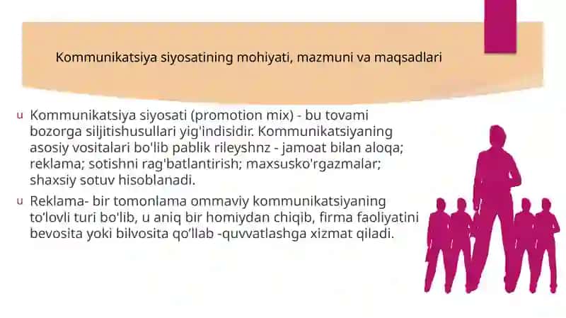 Kommunikatsion siyosat tushunchasi va tamoyillari. 3