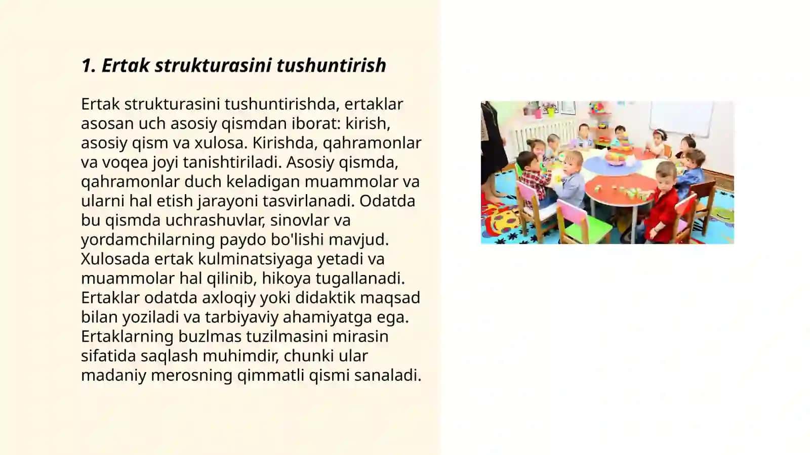 Bolani ertaklarni hikoya qilishga órgatish 3