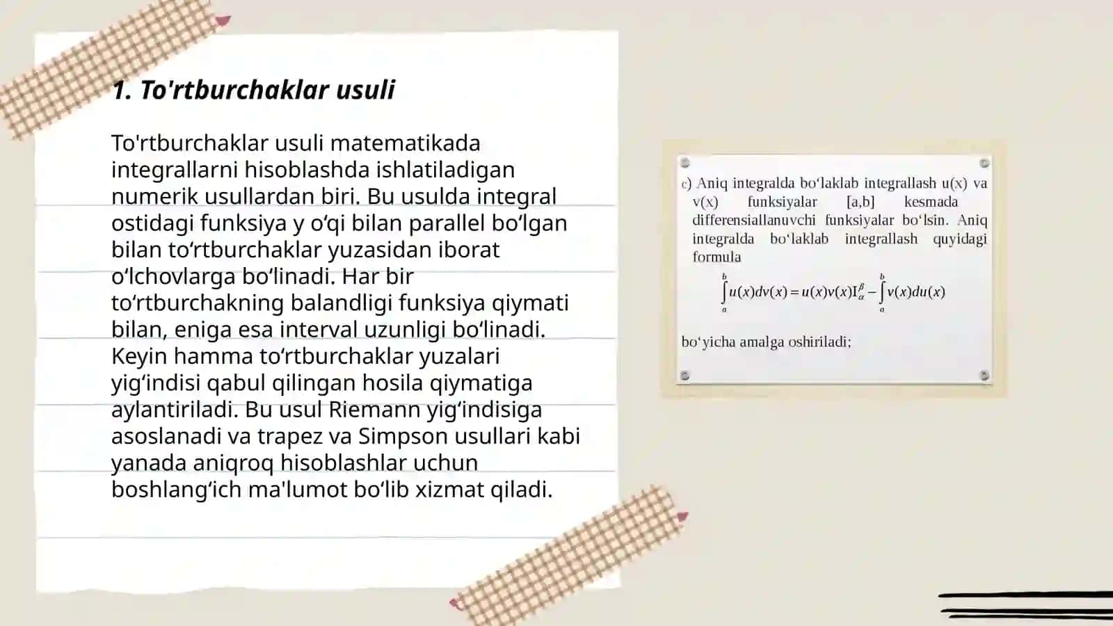 To'rtburchaklar usuli 3