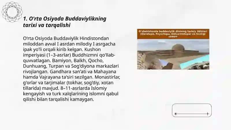 O'rta Osiyoda Buddaviylik madaniyati 3