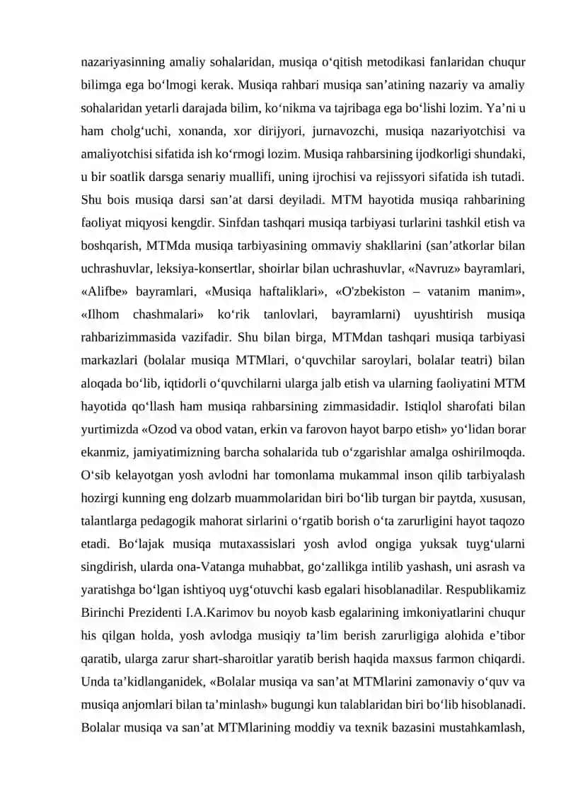 MUSIQA MASHG'ULOTLARIDA QO'LLANADIGAN USUL VA USLUBLAR 3
