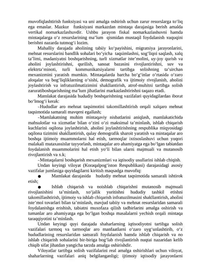 MINTAQALAR RAQOBATBARDOSHLIGI VA RAQOBAT USTUNLIGI 3