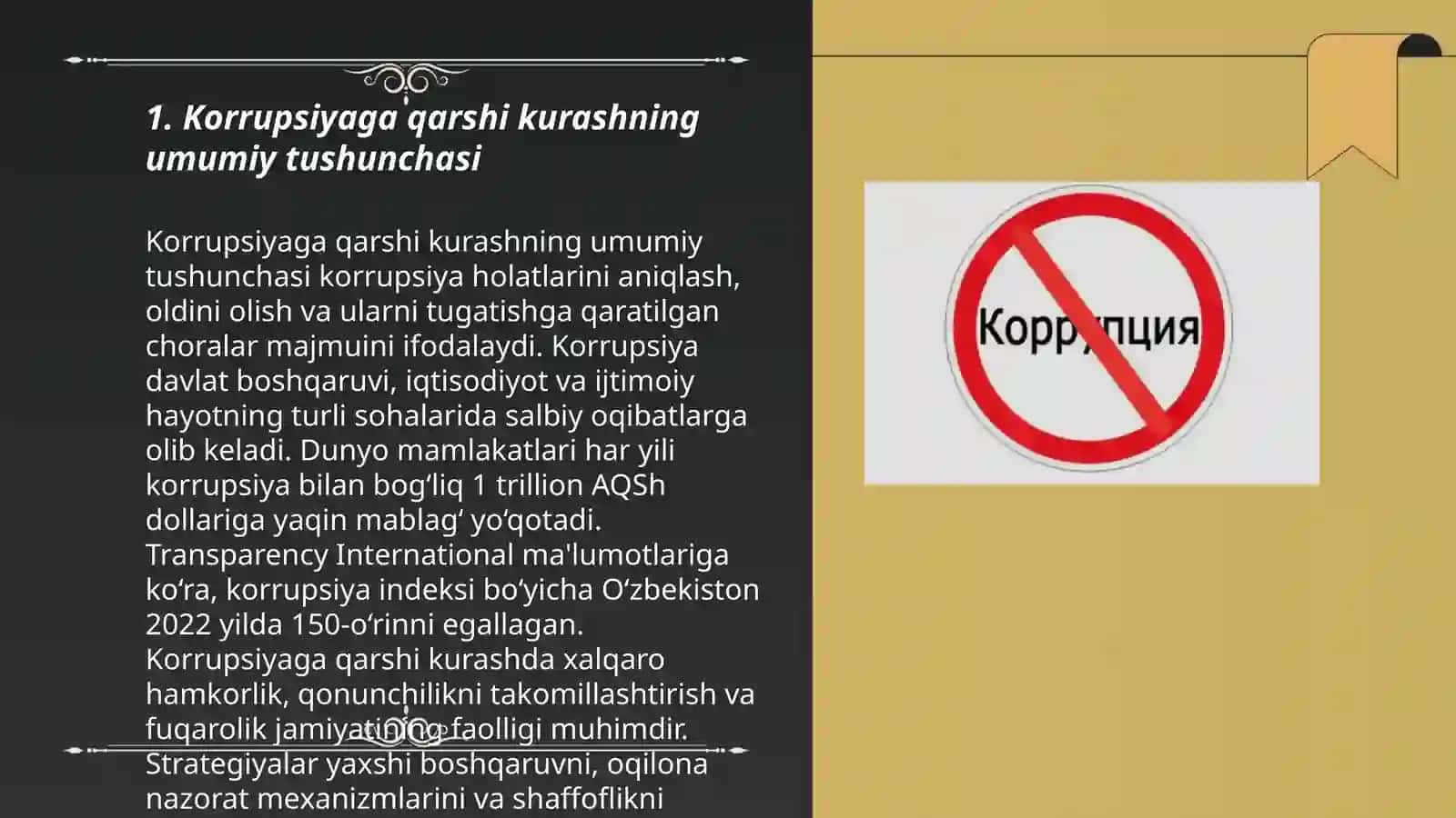 O'zbekistonda korrupsiyaga oid qonunlar va qarorlar tasnifi 3