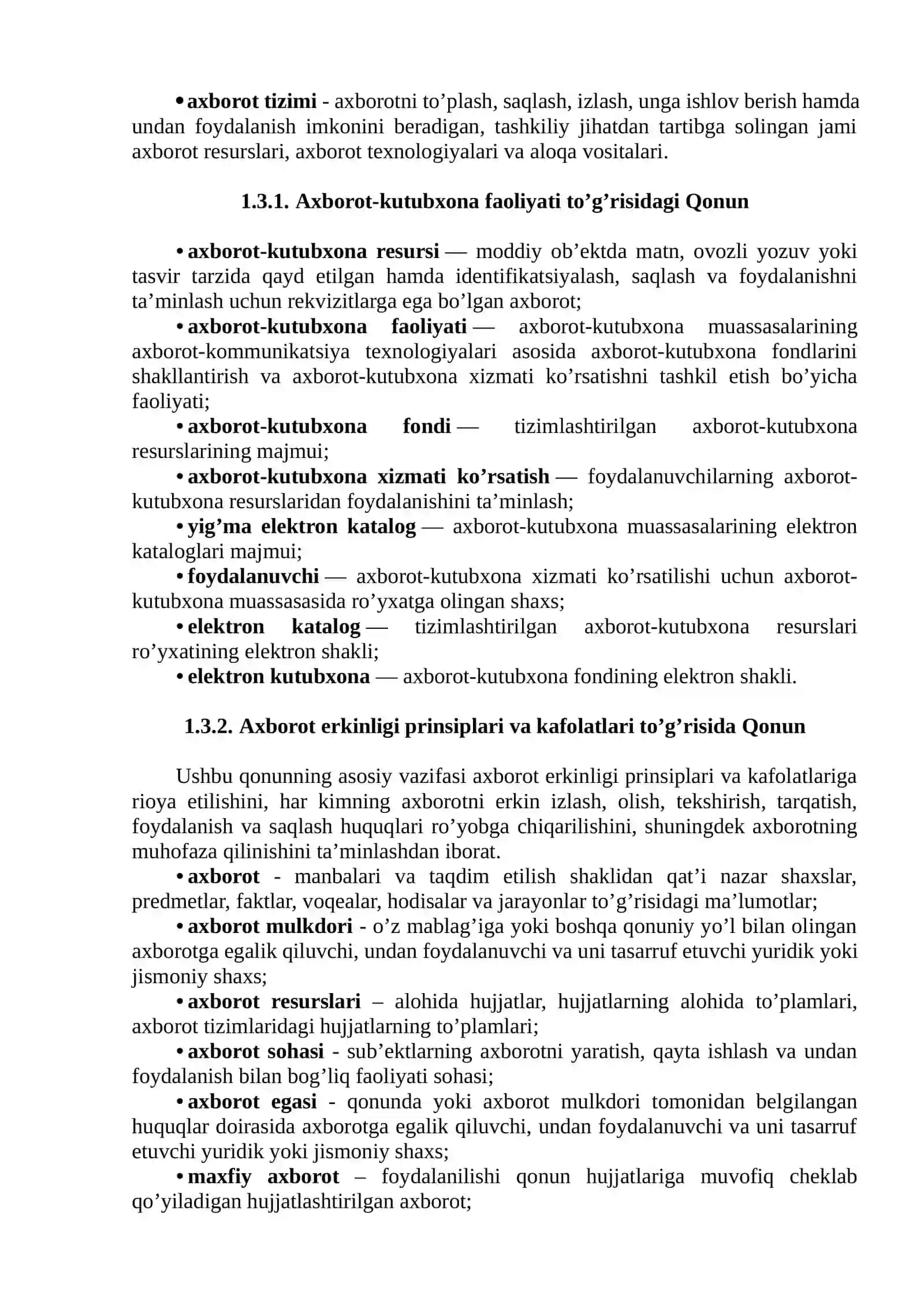Informatika va axborot texnologiyalari faniga kirish 3