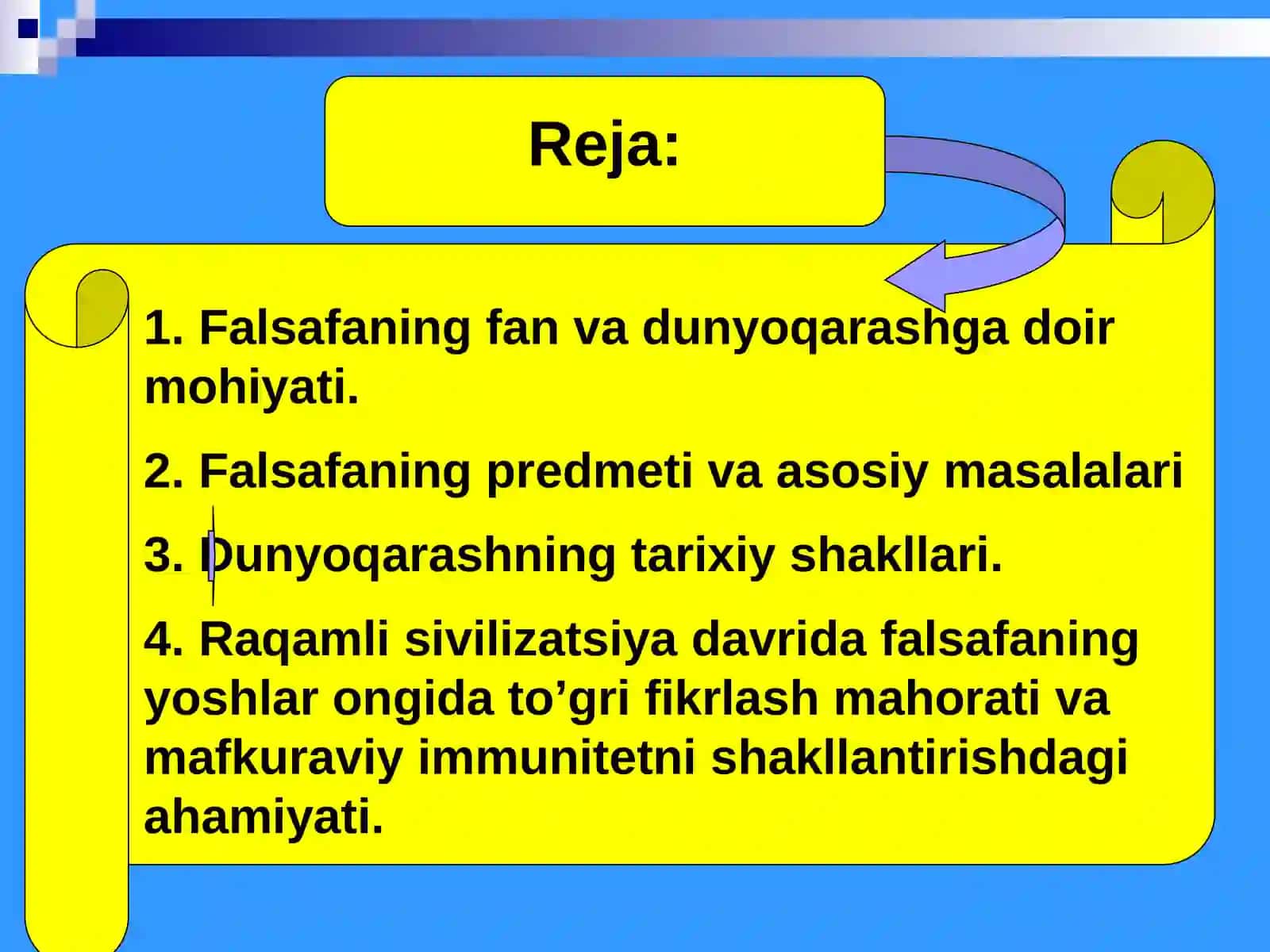Falsafaning mohiyati va jamiyat taraqqiyotidagi roli 3