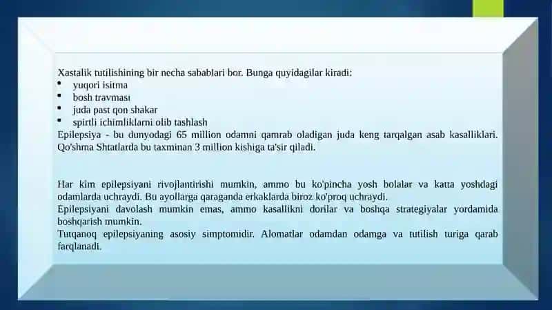 Epilepsiyakassaliginingkelipchiqishsabablarivaasoratlari 3