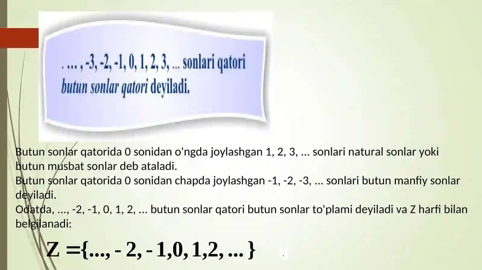 102-mavzu:Qarama-qarshi sonlar 3