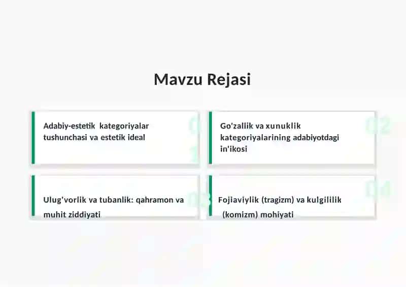 Adabiy estetik kategoriyalar 3