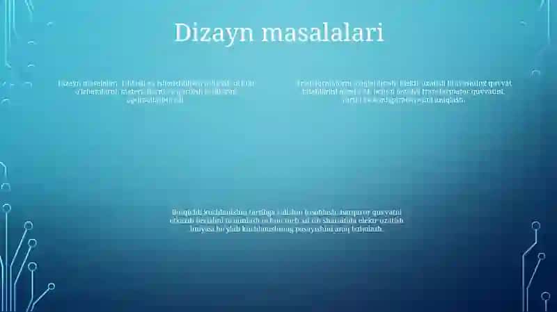 Uzgich Vaqisqa Tutashtirgichli Sxemal Transformatorni Taminlovchi 35-110Kv Xavo Uzatishlinyalariniishlash Meyoriy Ustavkalarini Xisoblash 3
