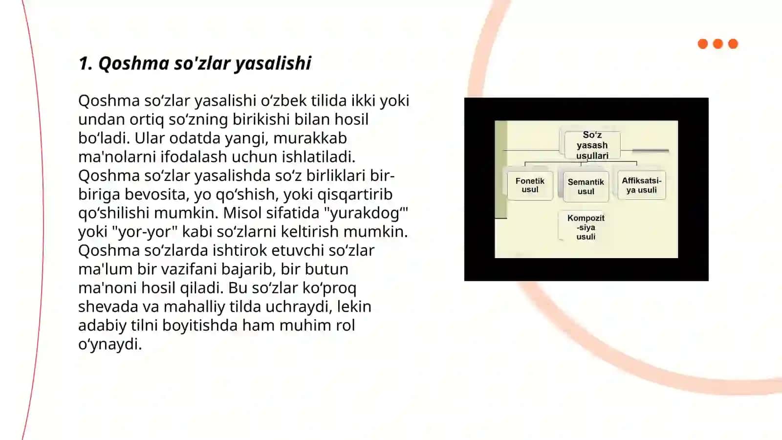 So’z yasalishi, so’z yasash usullari 3