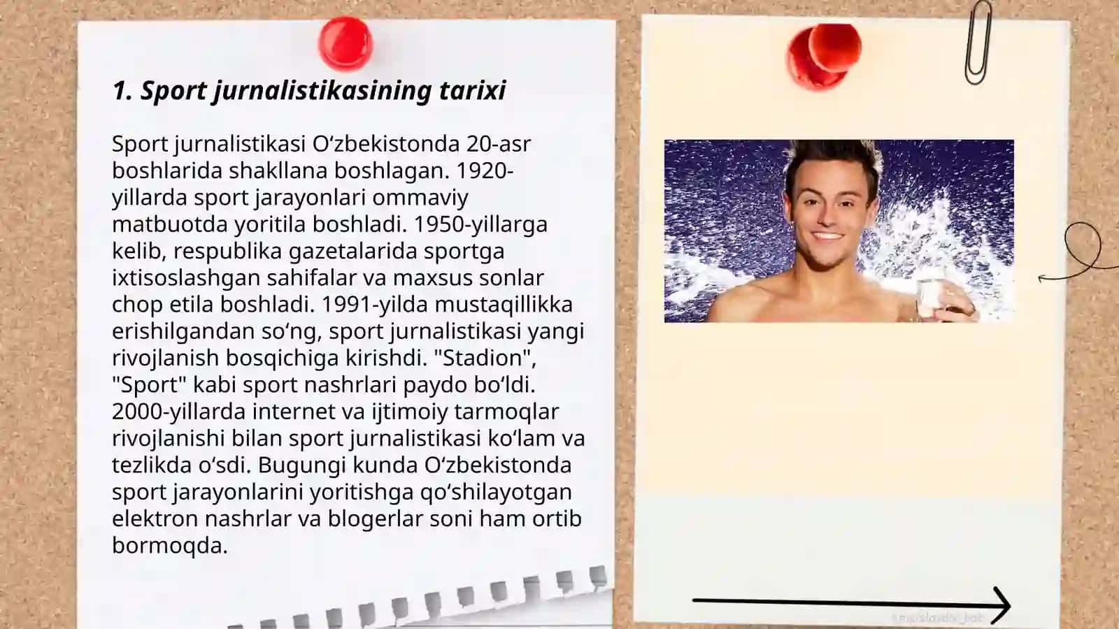 Sport jurnalistikasi haqida eng qiziqarli faktlar 3