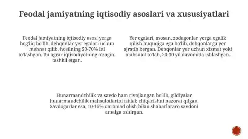 Feodaljamiyat va uning emirilishi davridagi iqtisodiy qarashlar 3