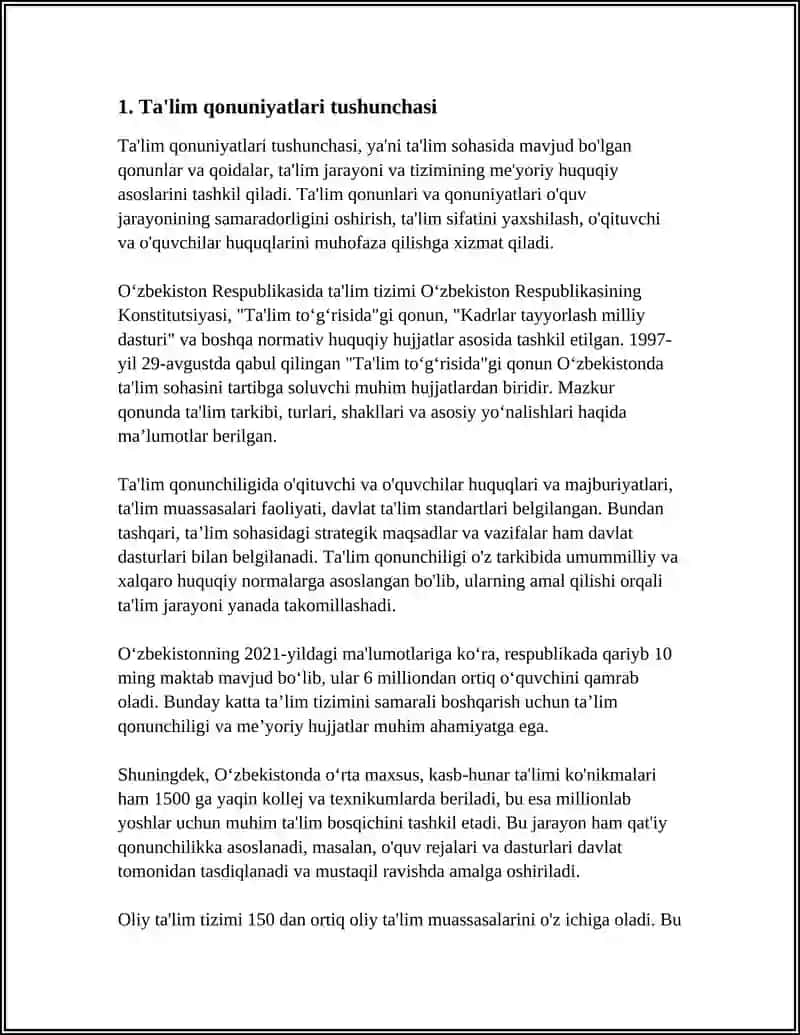 TA 'LIM QONUNI QONUNIYATI VA PRINSIPLARI TUSHUNCHASI 3