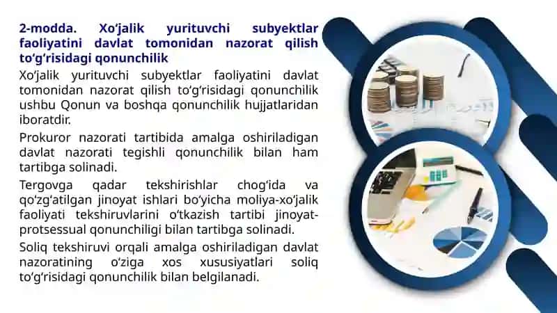 “Xoʻjalik yurituvchi subyektlar faoliyatini davlat tomonidan nazorat qilish toʻgʻrisida” 3