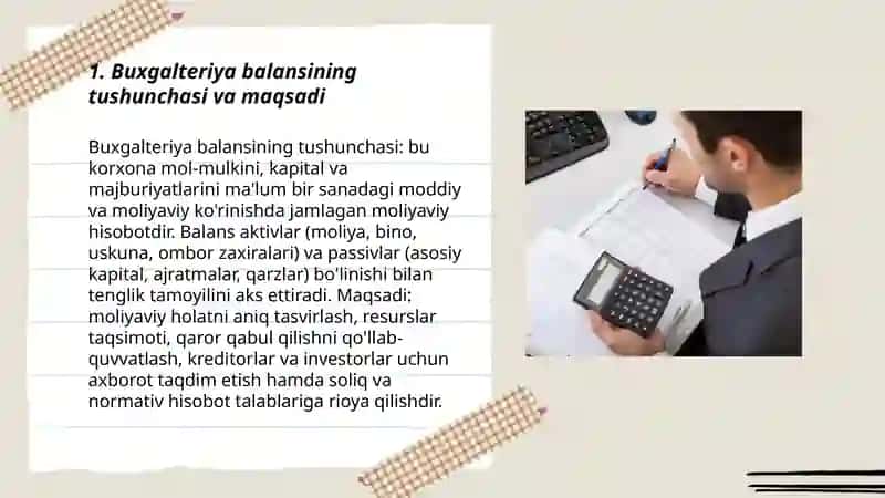 Buxgalteriya balansi va uning tuzilishi 3
