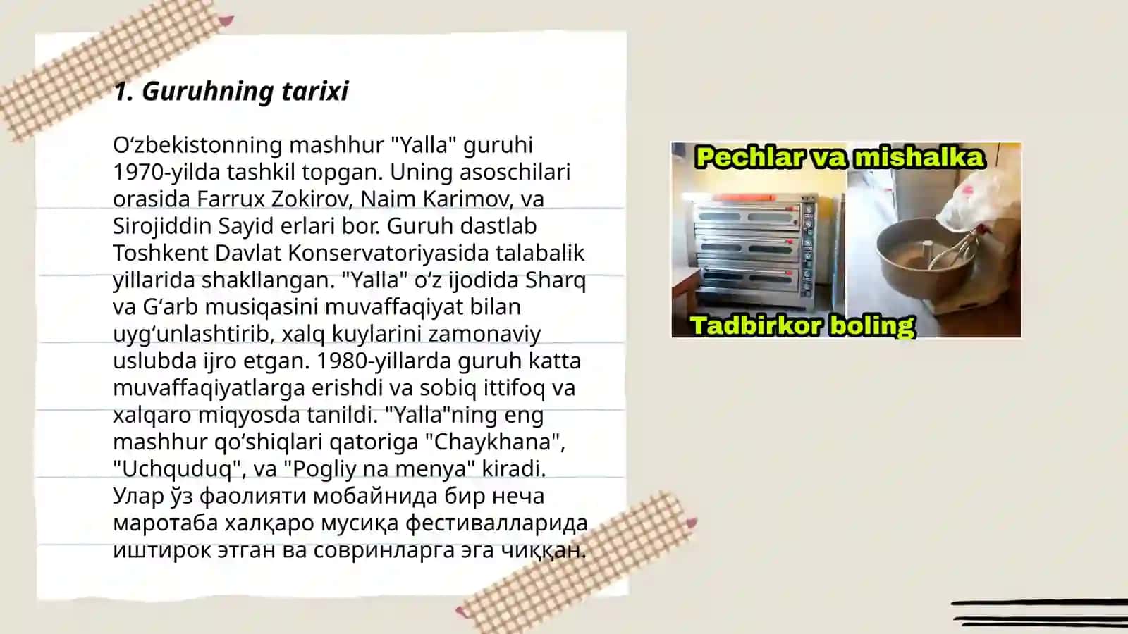 "Yalla" guruhi 3