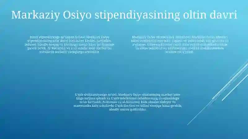 Markaziy Osiyo Allomalarining Islom Ilmlariga Qo'Shgan Xissasi Va Ularning Ahamiyati Esse Tayyorlash 3