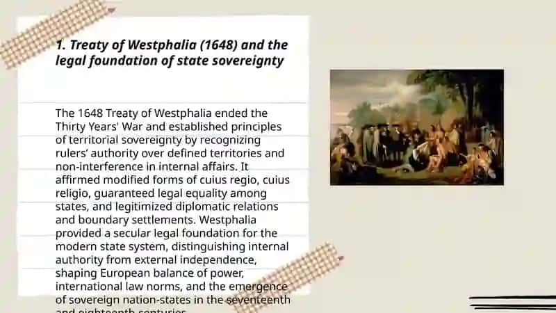 Europe in the XVII-XVIII centuries (the emergence of the Westphalian geopolitical era 1648 - 1814) 3