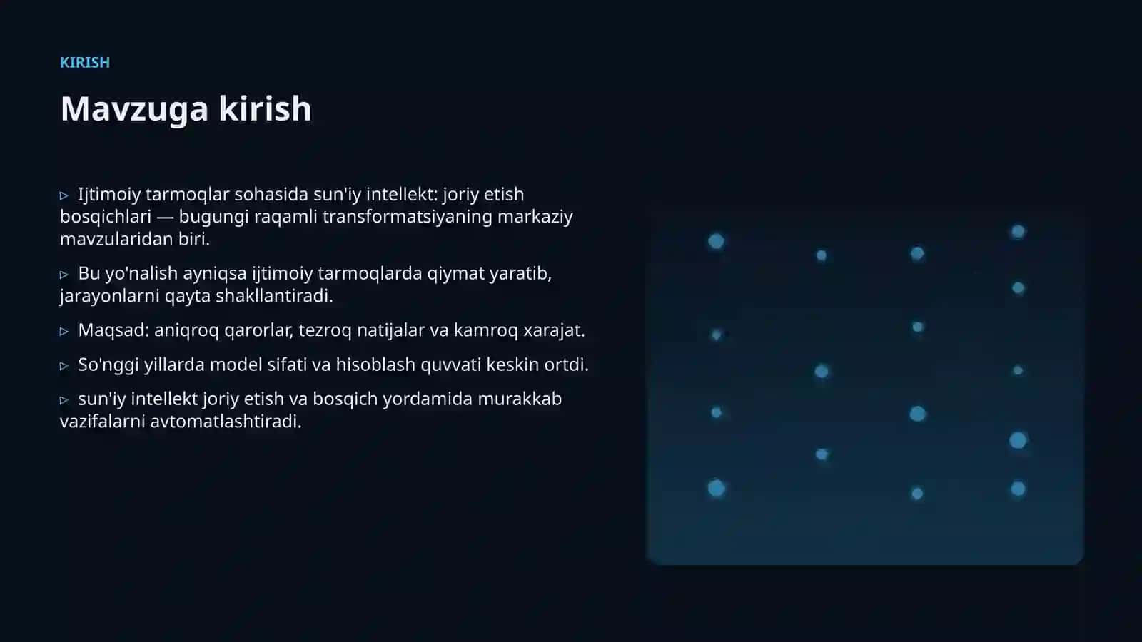 Ijtimoiy tarmoqlar sohasida sun'iy intellekt: joriy etish bosqichlari 3