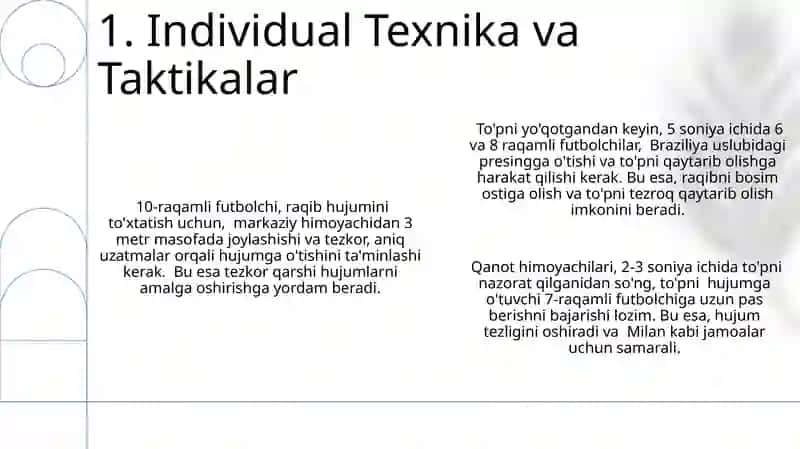 Futbol o'yinida yirik jamoaning qarshi hujum strategiyasi 3