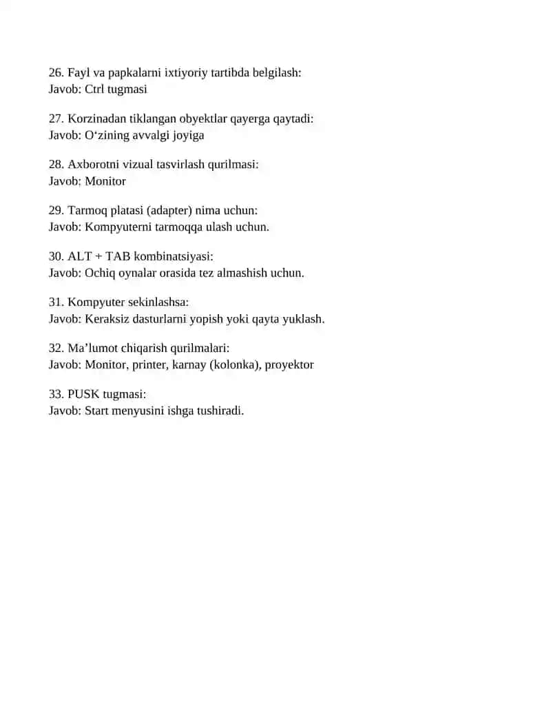 Argos test javoblari 3