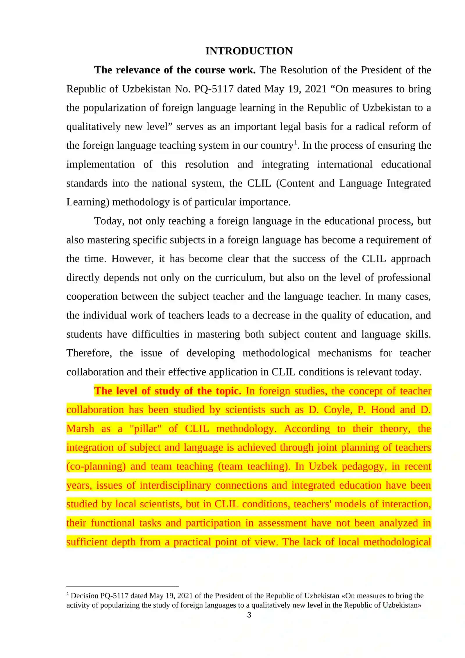 CHAPTER 1. THEORETICAL FOUNDATIONS OF TEACHER COLLABORATION IN CLIL SETTINGS 3