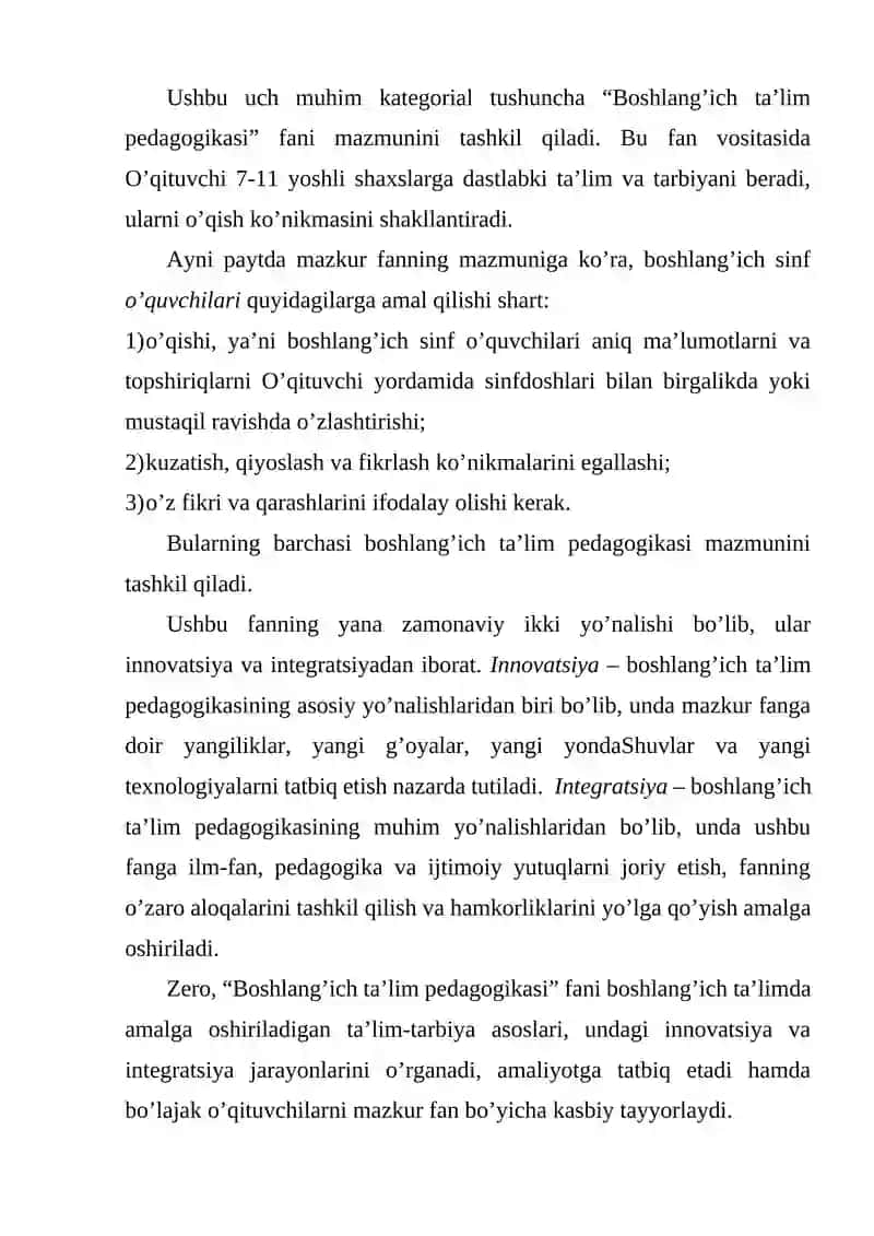Boshlang’ich ta’lim pedagogikasi 3