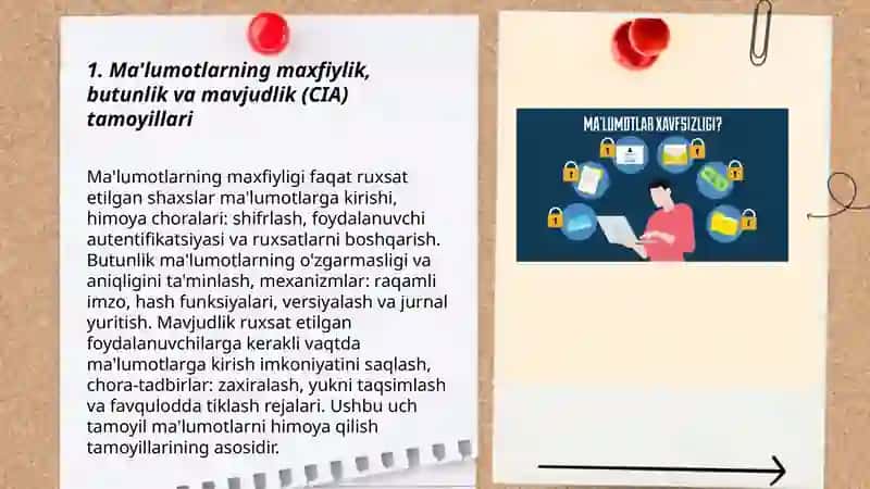 Ma'lumotlarni himoya qilish tamoyillari 3